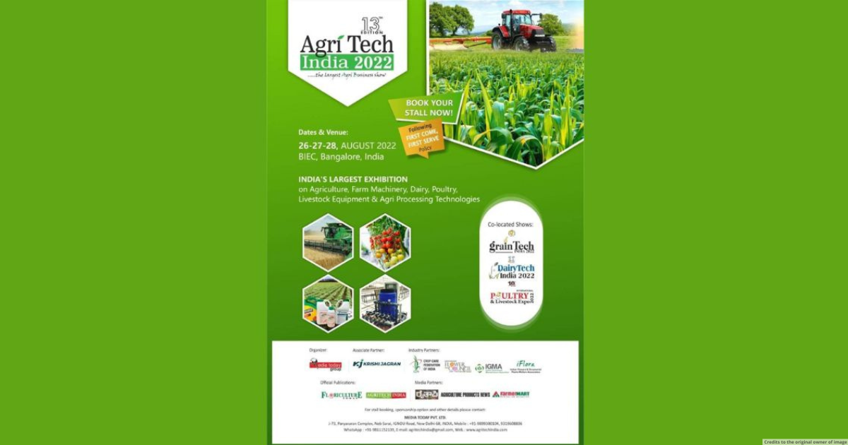 AGRITECH INDIA 2022: India's Largest Agricultural Exhibition Brings Bigger Opportunities for Farmers